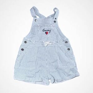Tommy Hilfiger Light Blue Striped Overalls